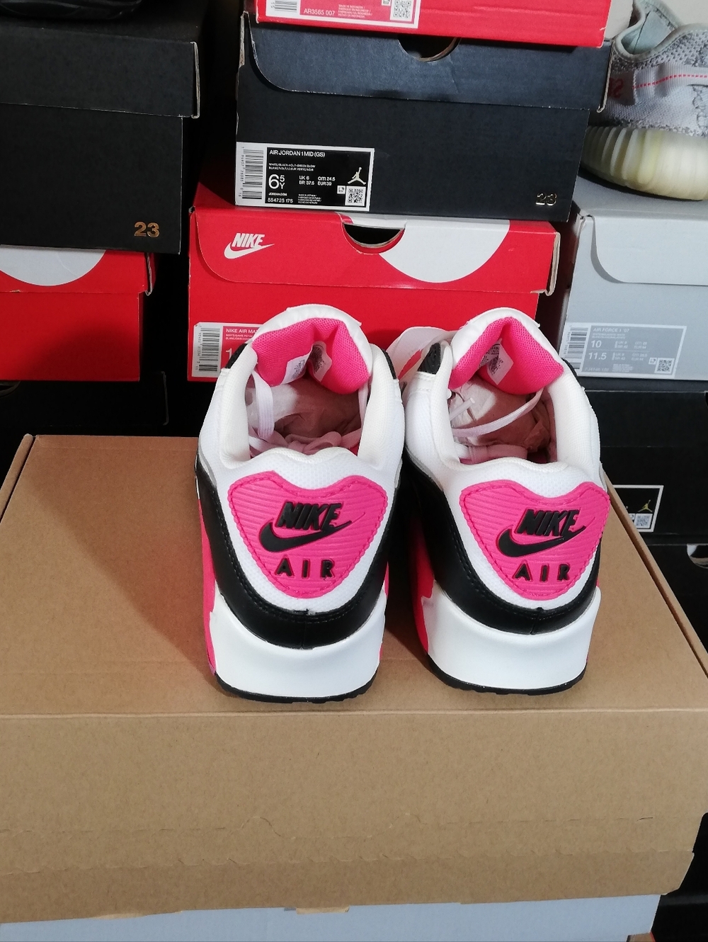 NIKE AIR MAX 90S "INFRARED" WOMEN'S US SIZE 8.5 BRAND NEW IN BOX - Picture 8 of 15